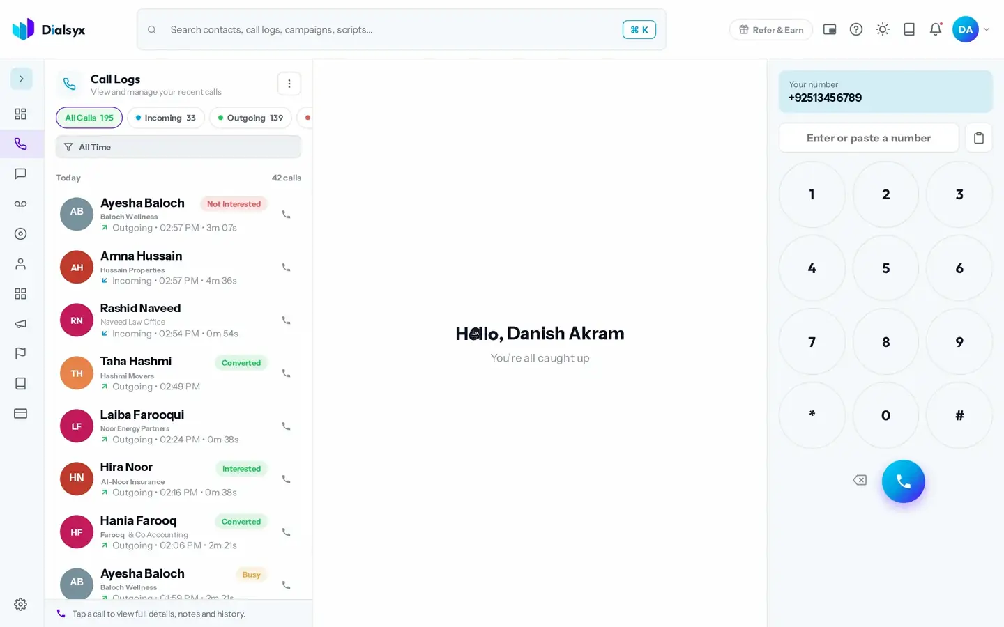 E-commerce and retail in the Dialsyx dialer